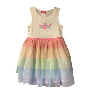 Unicorn - Zunie Girl Trendy Comfortable Stretch Lightweight Mesh Skirt Tutu Dres